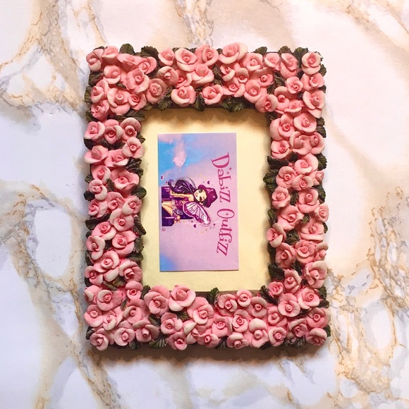🌸 Pink Roses 3D Frame 🌸 - Picture 2 of 4